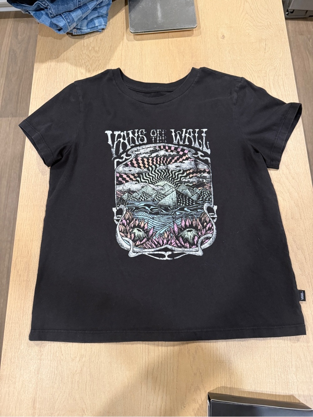 Vans Women’s Black Graphic Tee